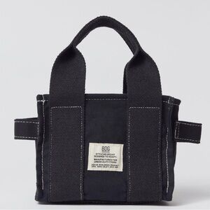 Urban Outfitters BDG Black Serena Mini Canvas Tote Bag